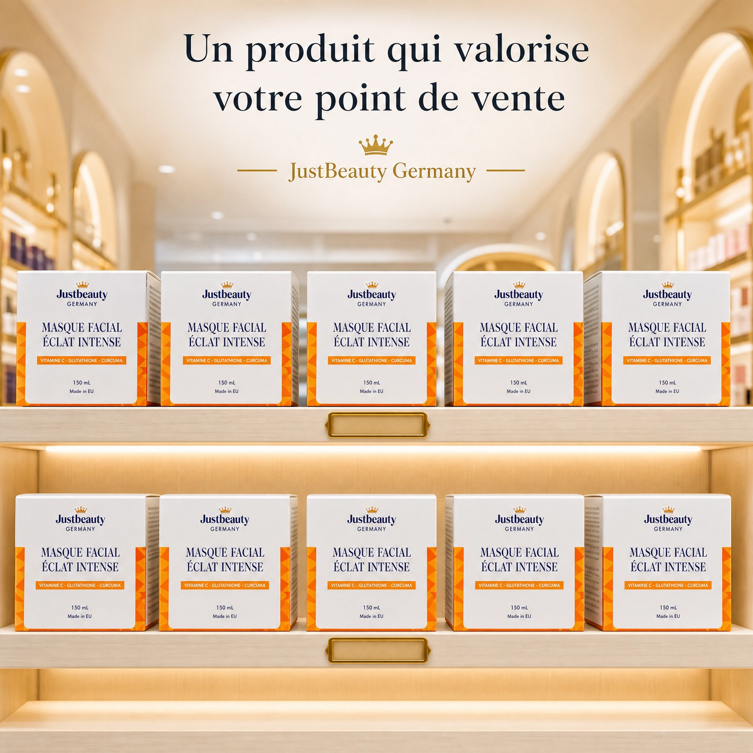 Pack Lancement Revendeur MASQUE ÉCLAT INTENSE – 10 Unités