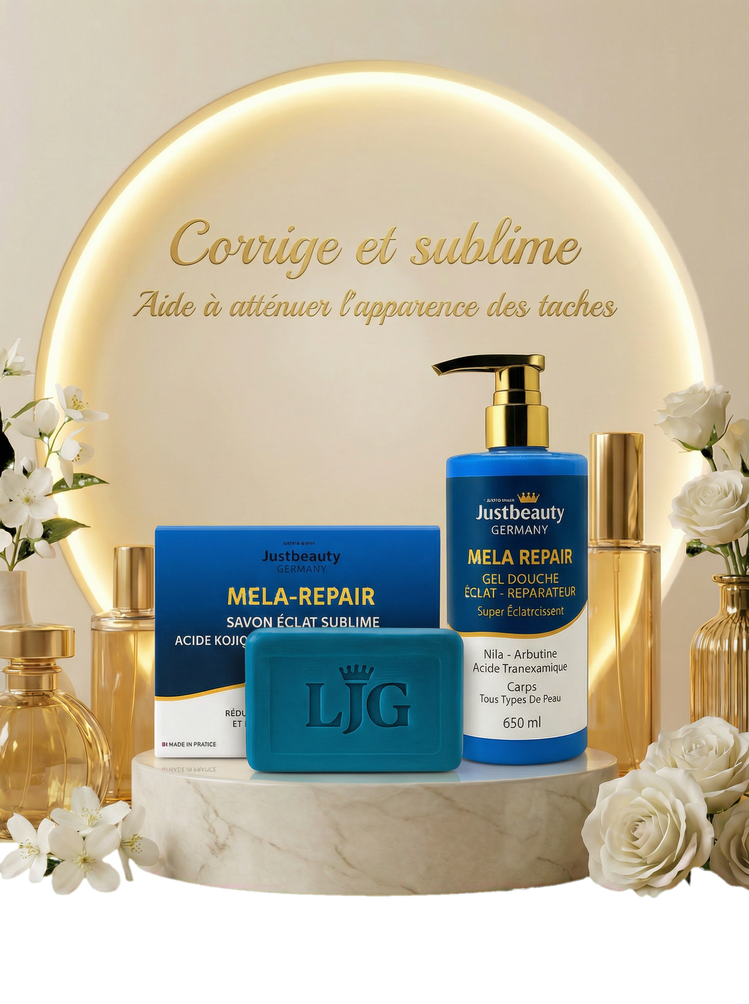 DUO NETTOYANT RÉVÉLATEUR D'ÉCLAT – MELA-REPAIR