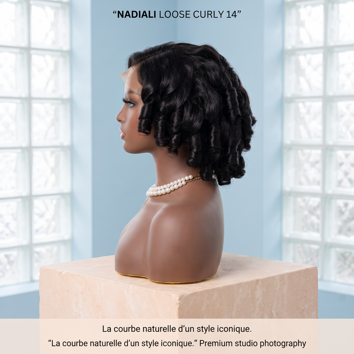 NADIALI Loose Curly 14″ — Perruque aux boucles souples, volume aérien et glamour intemporel