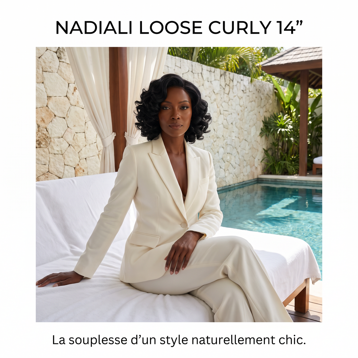 NADIALI Loose Curly 14″ — Perruque aux boucles souples, volume aérien et glamour intemporel