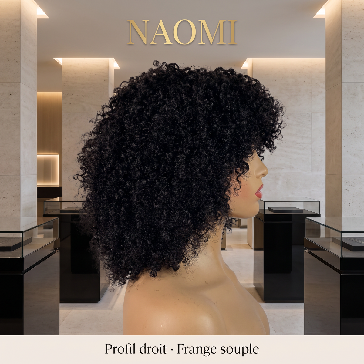 NAOMIE by LUXUS HAIR — Perruque sans colle 12 pouces, douceur soyeuse et élégance naturelle