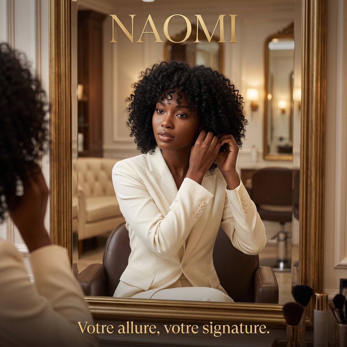 NAOMIE by LUXUS HAIR — Perruque sans colle 12 pouces, douceur soyeuse et élégance naturelle