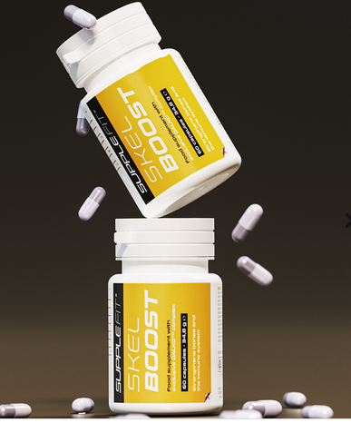 SKELBOOST – FORCE OSSEUSE & IMMUNITÉ RENFORCÉE – 60 GÉLULES • MADE IN ITALY