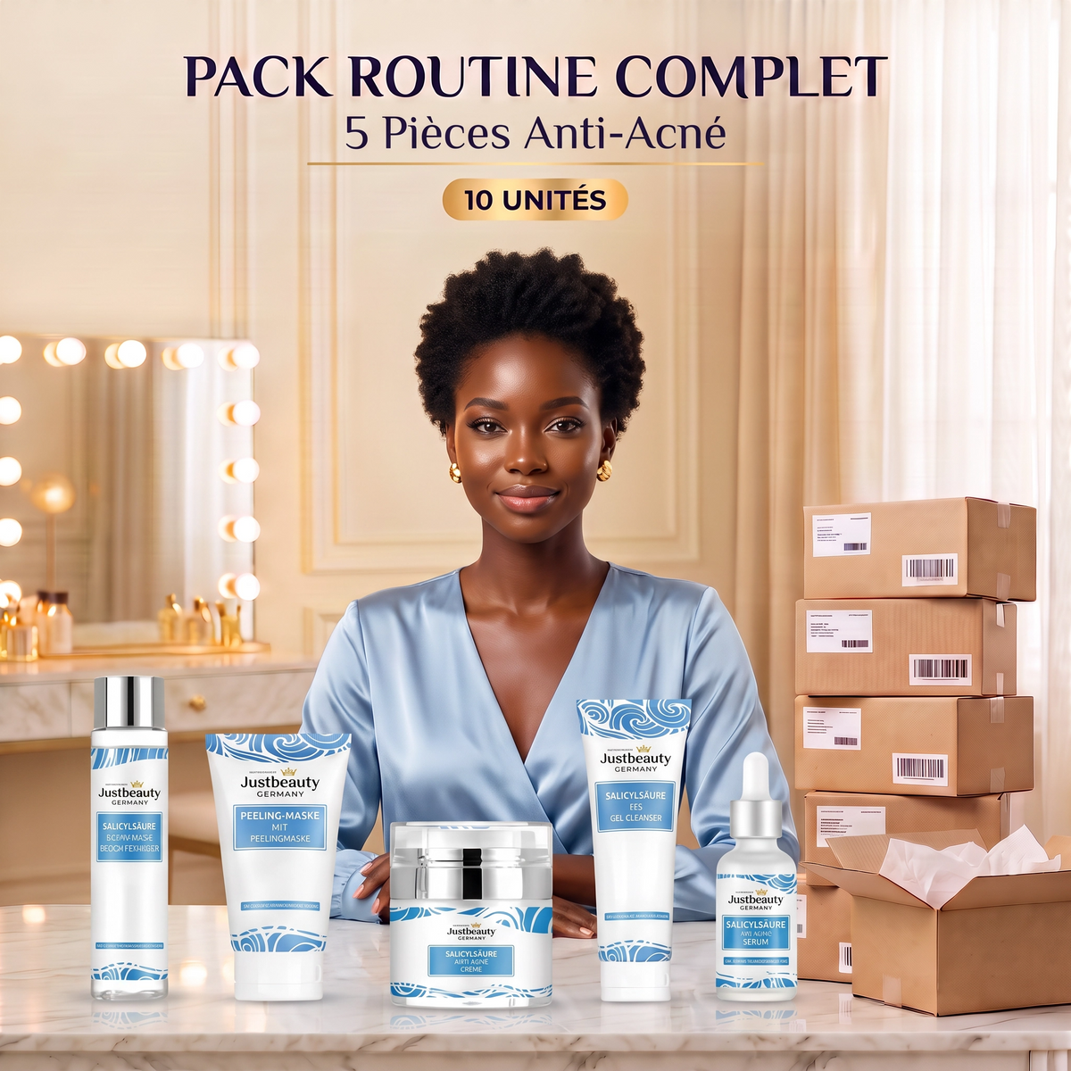 Pack Revendeur Anti-Imperfections – 10 Routines Visage de 5 Soins