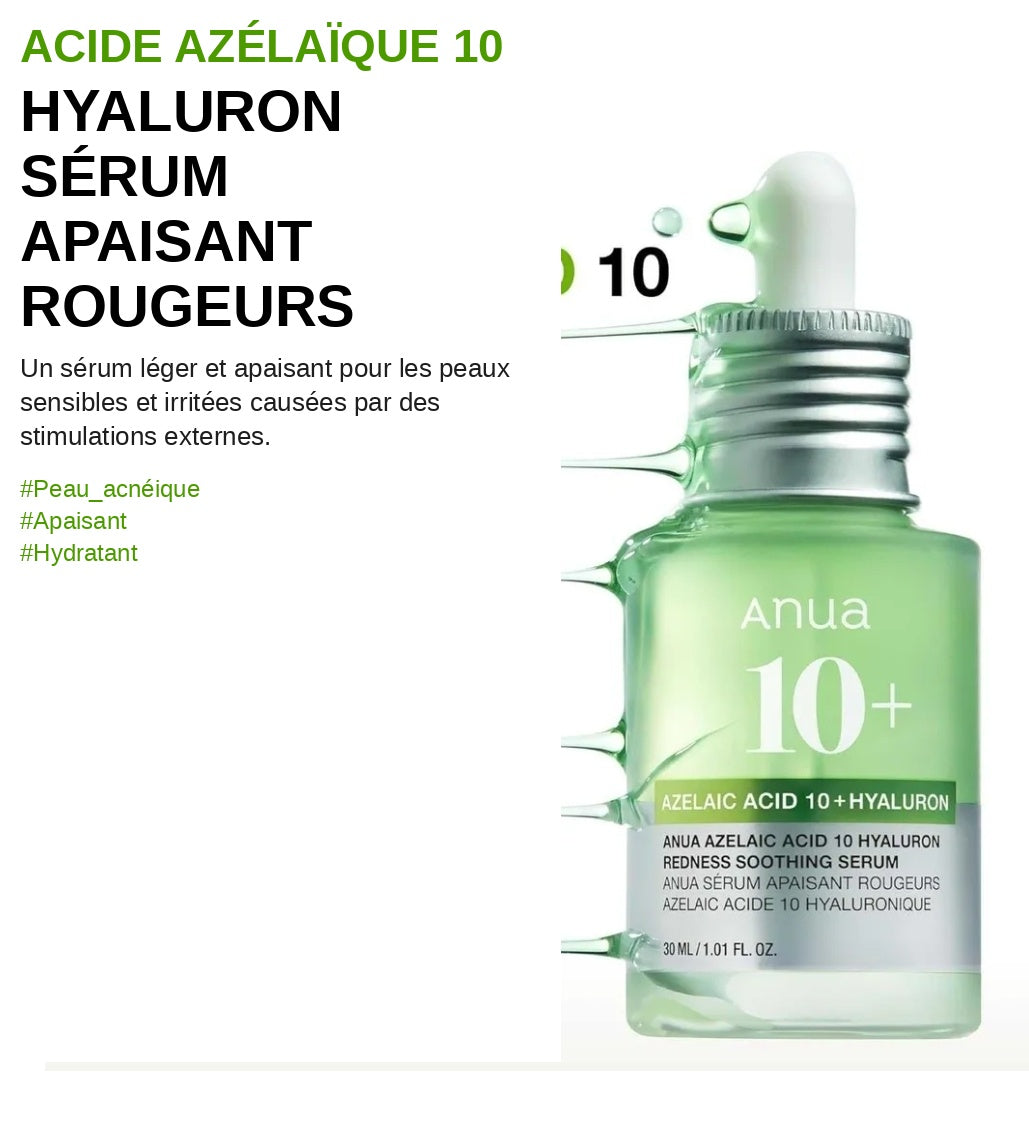 SERUM ANUA À L'ACIDE AZÉLAÏQUE 10%