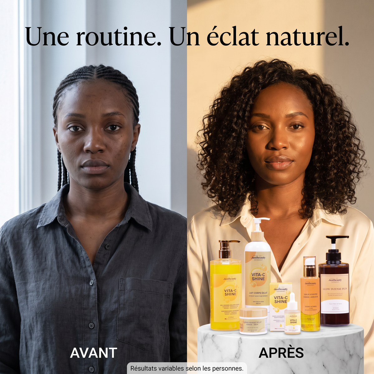 VITA-C SHINE – Kit 6 Pièces | Radiance Ritual – Peau Fraîche, Douce & Lumineuse