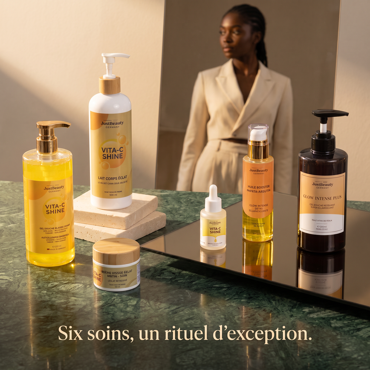 VITA-C SHINE – Kit 6 Pièces | Radiance Ritual – Peau Fraîche, Douce & Lumineuse