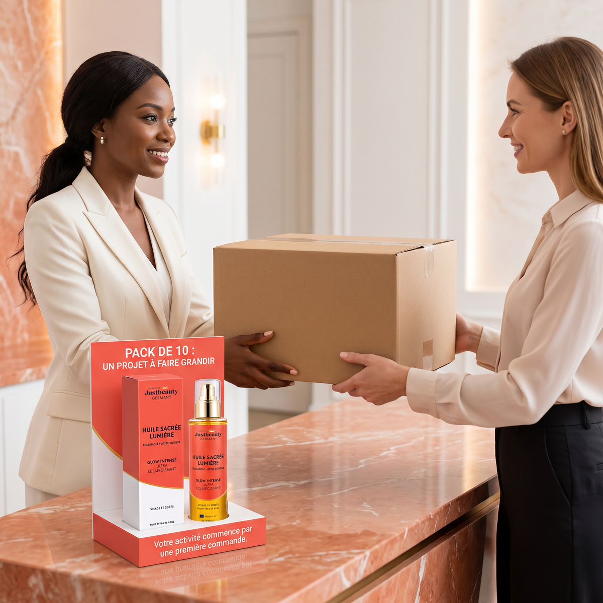 Pack Lancement Revendeur HUILE SACRÉE LUMIÈRE 200ml – 10 Huiles
