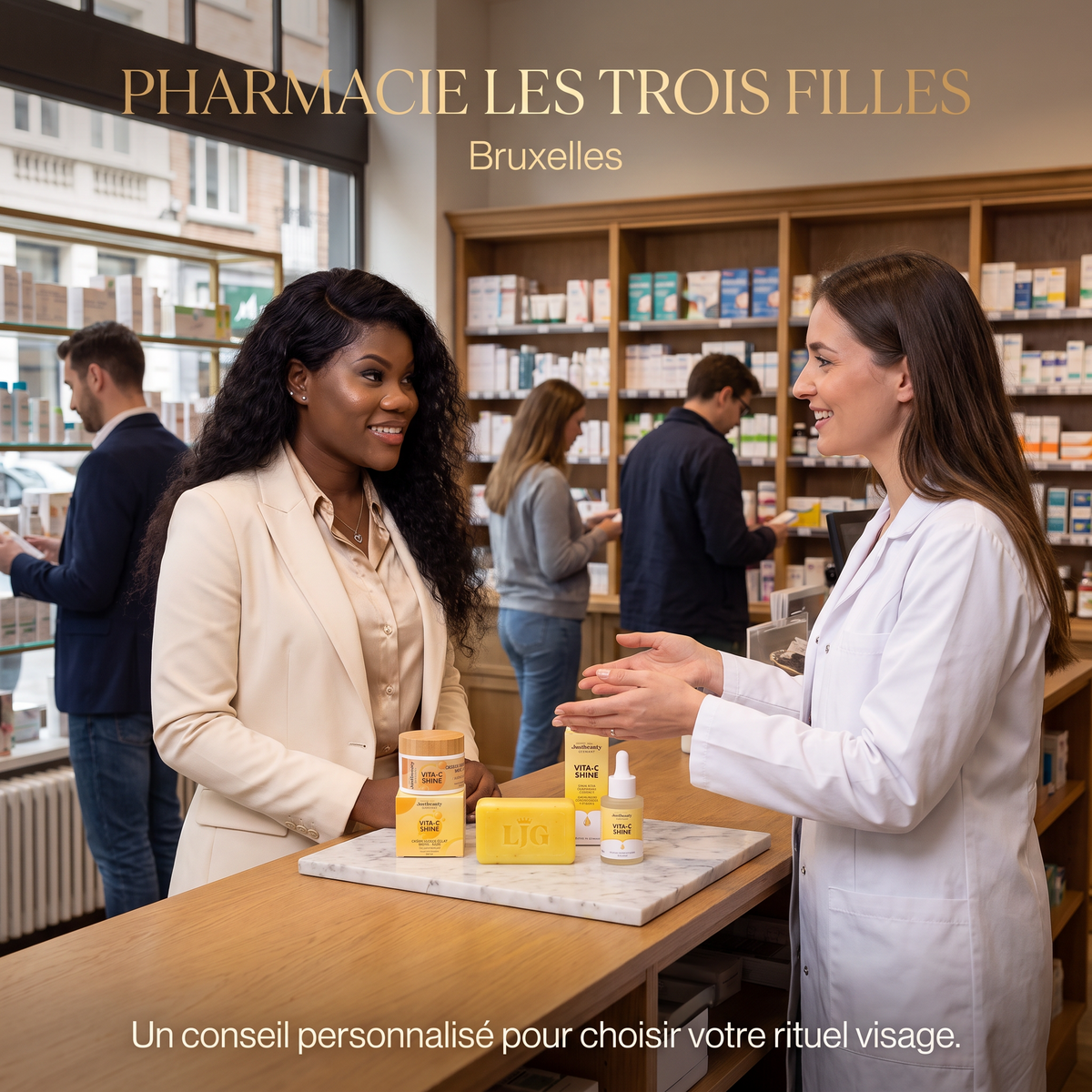 VITA-C SHINE – Trio 3 Pièces | Savon + Sérum + Crème – Routine Éclat Quotidienne