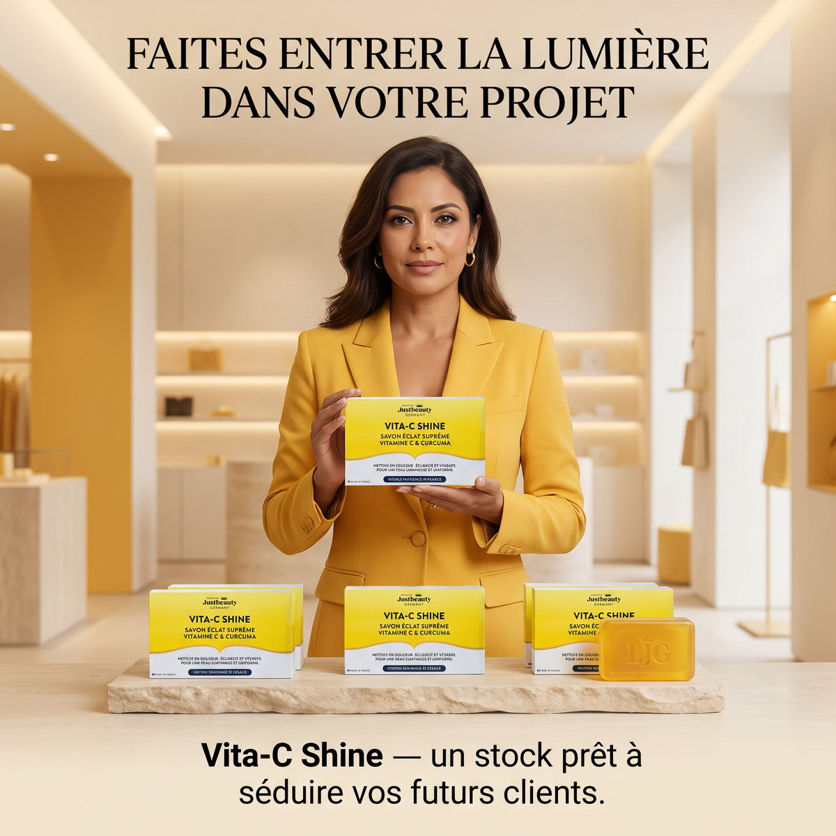 Pack Revendeur VITA-C SHINE – 10 Savons pour Passer de Cliente à Revendeuse