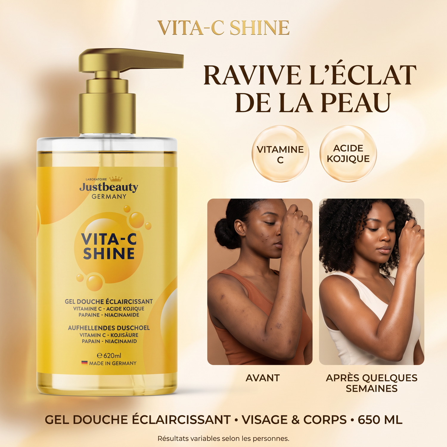 VITA-C SHINE - SHOWER GEL 650 ml
