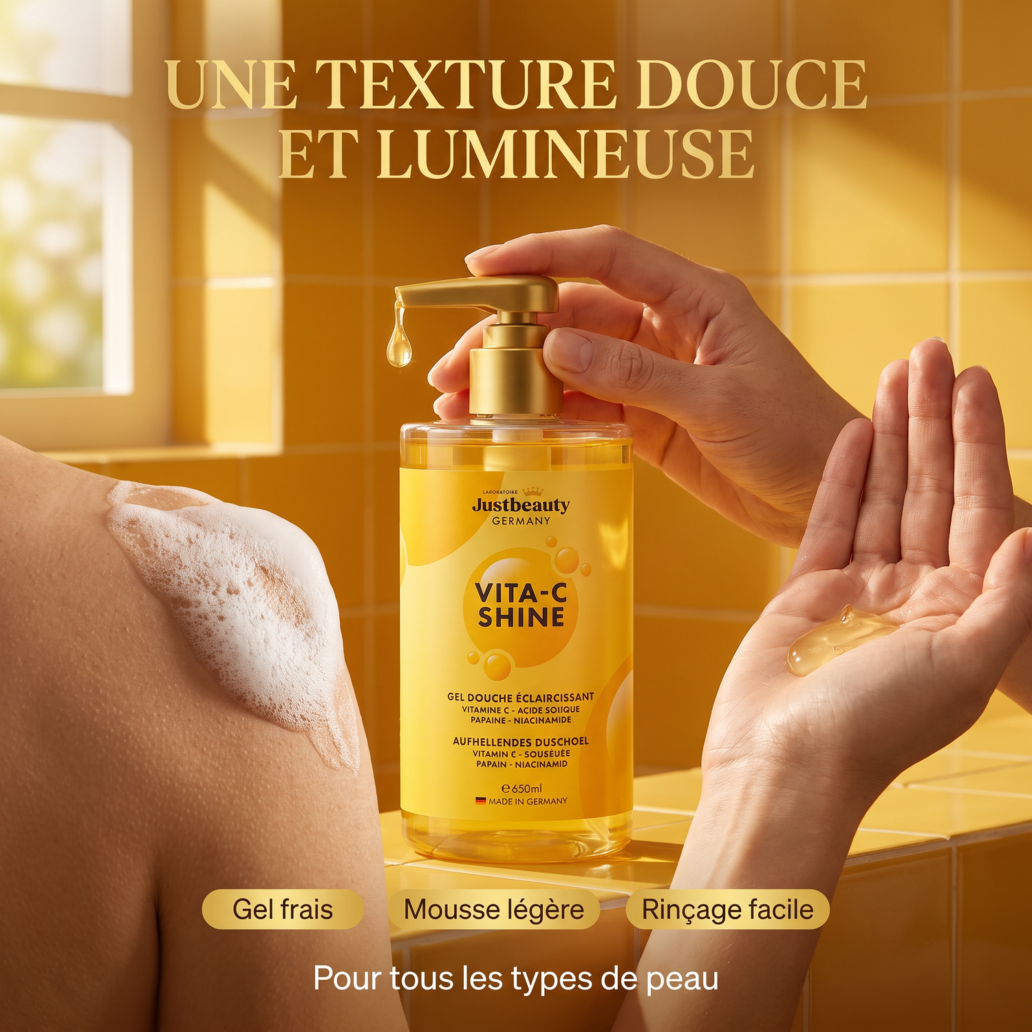 VITA-C SHINE - SHOWER GEL 650 ml