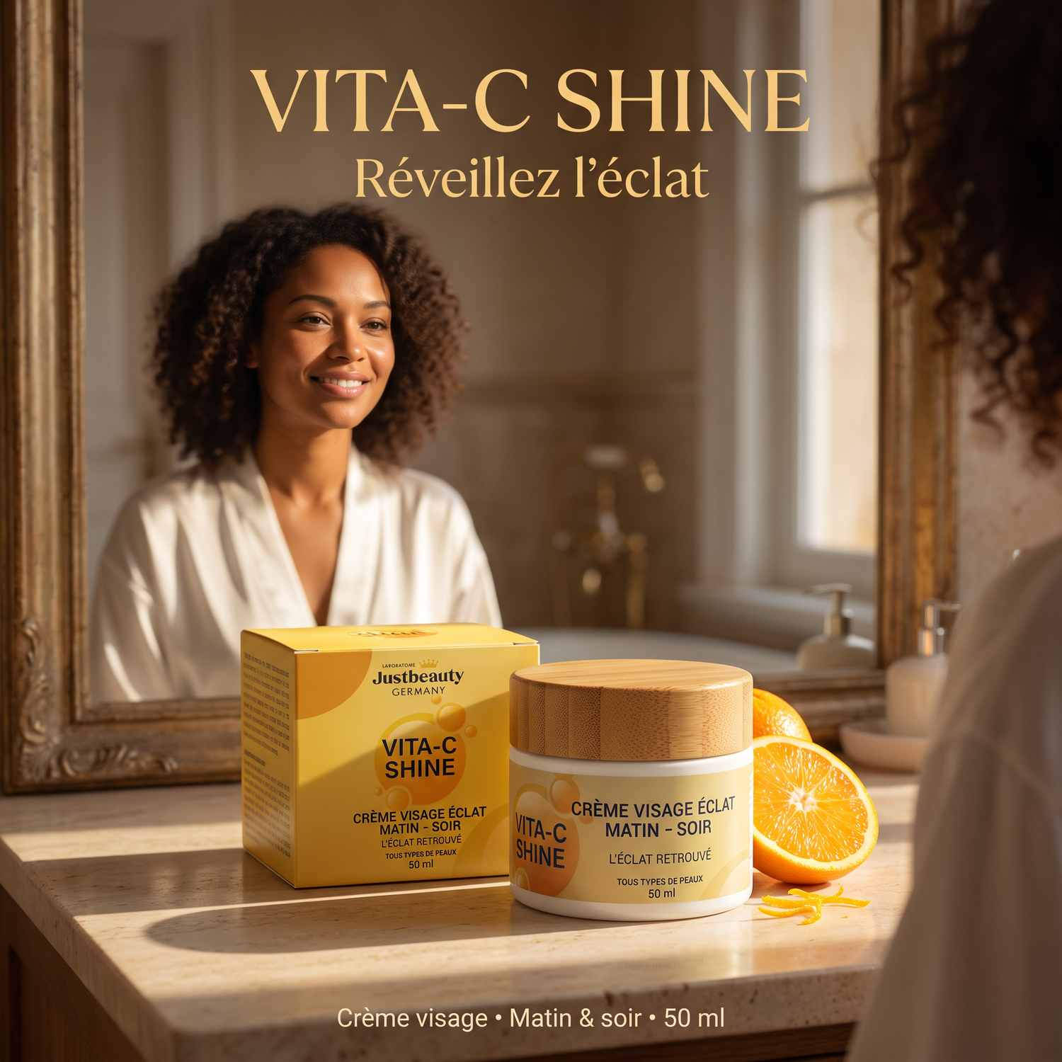 VITA-C SHINE FACE CREAM – SOFORTIGE AUSSTRAHLUNG & EBENMÄSSIGER TEINT 50ml