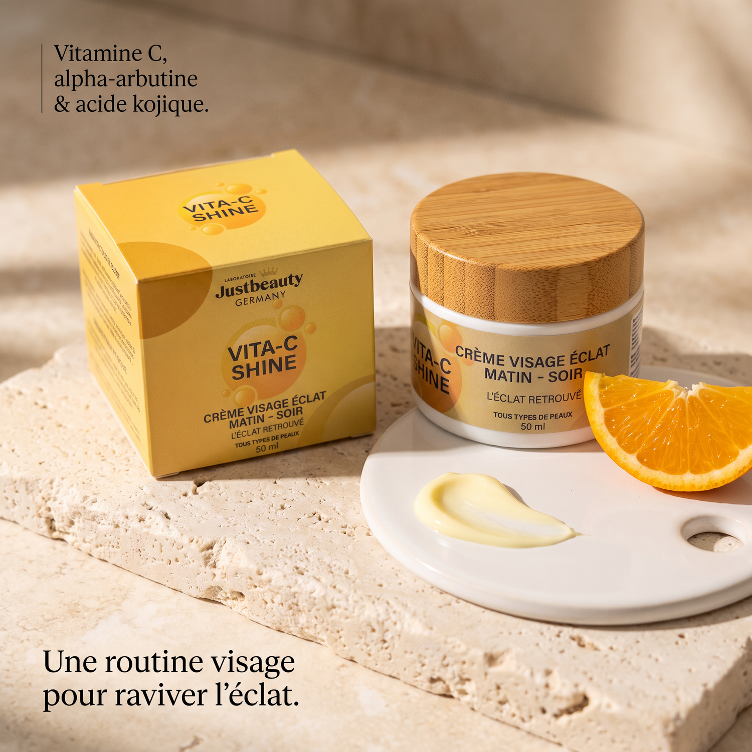 VITA-C SHINE FACE CREAM – SOFORTIGE AUSSTRAHLUNG & EBENMÄSSIGER TEINT 50ml