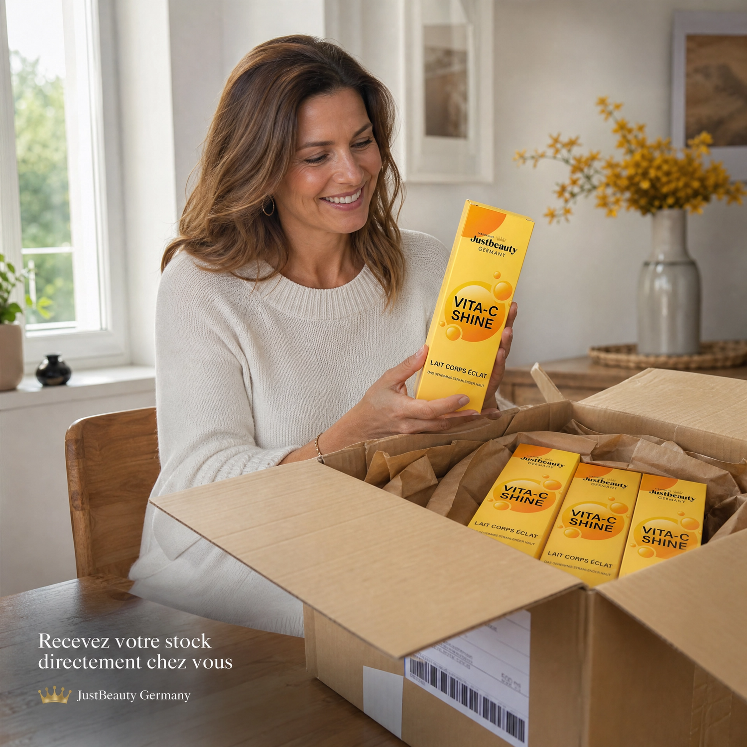 Pack Lancement Revendeur VITA-C SHINE – 10 Laits Corporels de 500 ml